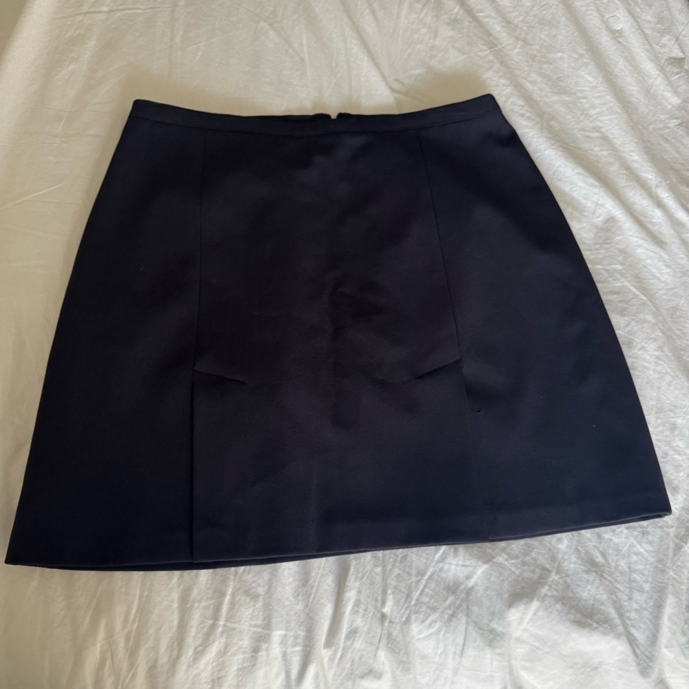 Laundry By Shelli Segal Black and Burgundy Skirt